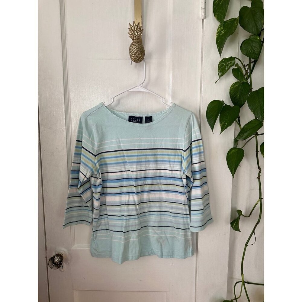 Crazy horse woman size medium striped blouse